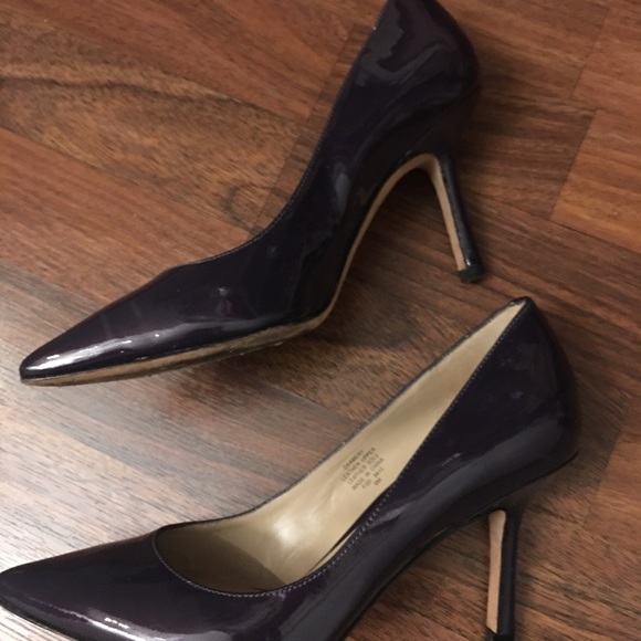 Escarpins Mariamare En Cuir Vernis Noir – Taille 40 – Neufs Sans Boîte